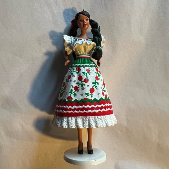 Hallmark Keepsake Ornament from 1998. Mexican Barbie. - Picture 4 of 11